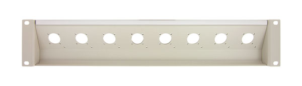 CANFORD TAILBOARD PANEL Angled 2U 8x Lemo SMPTE FMW / FXW plug, grey