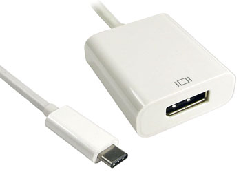 ADAPTER USB Type C male - Displayport female, 15cm