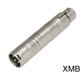 CANFORD BALANCED TO UNBALANCED CONVERTER XMB Inline, low level, XLRM to XLRF