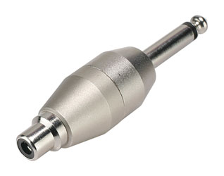 ADAPTER 2P-PHF 2-pole 6.35mm jack plug - RCA (phono) female