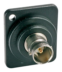 CANFORD D-SERIES BNC (double-sided), 75 ohm, black