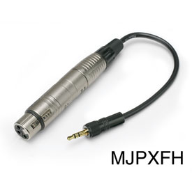 CANFORD BALANCED TO UNBALANCED CONVERTER MJPXFH Inline, line level. XLRF to 3.5mm jack plug
