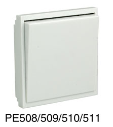 RPP EASYCLIP MODULE PE511 16A switch, double pole, full module, white