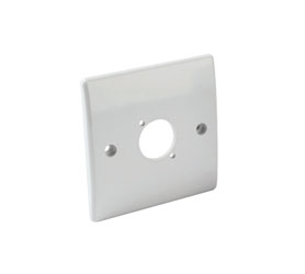 CANFORD P1 CONNECTOR PLATE 1-gang, 1 mounting hole, plastic