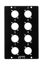 CANFORD STAGE/WALLBOX Top plate, 8 holes for type A