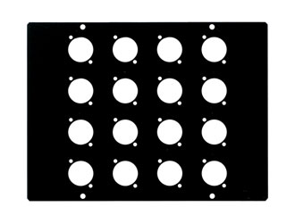 CANFORD STAGE/WALLBOX Top plate, 16 holes for type B, no numbering