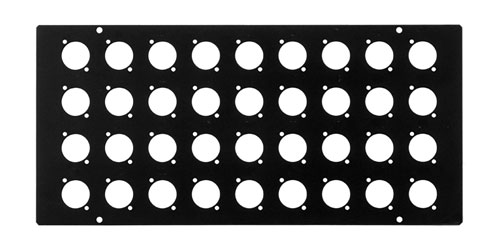 CANFORD STAGE/WALLBOX Top plate, 36 holes for type C, no numbering