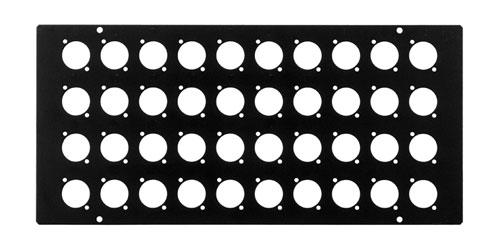 CANFORD STAGE/WALLBOX Top plate, 40 holes for type C, no numbering