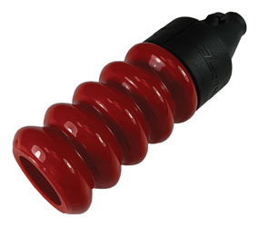 CANARE FC-CV-M RETROFIT GAITER For Canare and Lemo SMPTE male connector, red