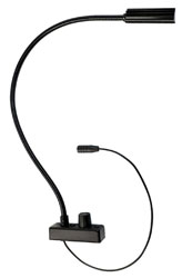 LITTLITE IS#3A-LED-3-UV GOOSENECK LAMPSET 12-inch, LED, colour switch, bottom cord exit