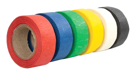 PAPER-TAK TAPE PVC free, yellow, 19mm (10m reels, pack of 6)