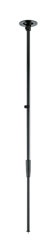 K&M 22160 MICROPHONE STAND Ceiling mount, detachable flange, 860-1560mm, black