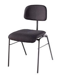 K&M 13420 CHAIR Polyester upholstery, steel, black