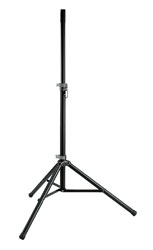 K&M 21450 LOUDSPEAKER STAND Floor, folding legs, up to 50kg, 1270-1930mm, black