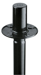 K&M 19656 FLANGE ADAPTER 35mm diameter stems, depth 75mm, flange diameter 105mm, black