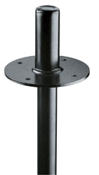 K&M 19665 FLANGE ADAPTER 25mm diameter stems, depth 78mm, flange diameter 105mm, black