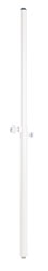 K&M 21337 DISTANCE ROD Steel, telescopic 905-1450mm, M20 thread, white