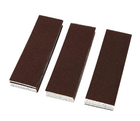 URSA STRAPS URSA TAPE SOFT STRIPS Moleskin texture, small, 8 x 2.5cm, brown (pack of 30)