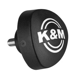 K&M 01-82-783-55 SPARE SCREW KNOB M8 x 21/38mm, with K&M logo