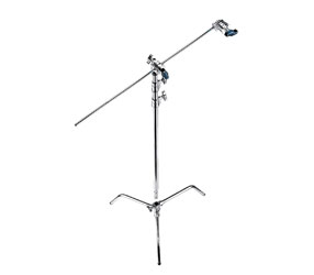 MANFROTTO A2030DKIT AVENGER C-STAND Steel, turtle base, with arm/head, 134-300cm height, chrome