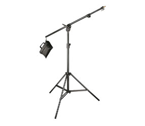 MANFROTTO 420B COMBI-BOOM STAND Aluminium, supports 9kg, 131-392cm height, black