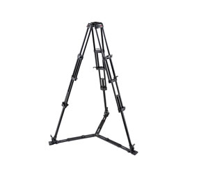 MANFROTTO 545GB VIDEO TRIPOD Aluminium,3 leg sections, 158.5cm height, 100mm bowl, ground spreader