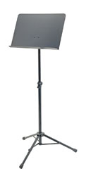 K&M 11960 ORCHESTRA MUSIC STAND Black, with steel desk, 740-1270mm