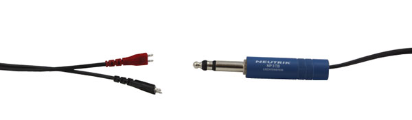 SENNHEISER SPARE CABLE For HD480 headphones, dual sided, wired split-feed, Neutrik B-gauge plug, 3m