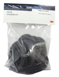 PELTOR HYGIENE KIT HY79 for H79 headsets (2 cushions, 2 spacers, 2 black fabric faced foam inserts)