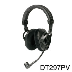 CANFORD LEVEL LIMITED HEADSET DT297PV 88dBA, wired stereo, XLR 3/M and 3-pole A-gauge plug