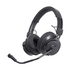 AUDIO-TECHNICA BPHS2C HEADSET Stereo, condenser mic, 3-pin male XLR, 6.35mm jack, straight cable