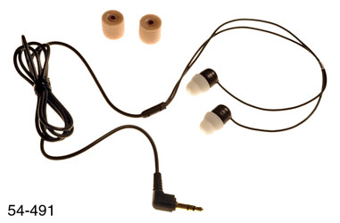 SENSORCOM MICROBUDS MBS1BK IN-EAR EARPIECES Noise excluding, stereo, black