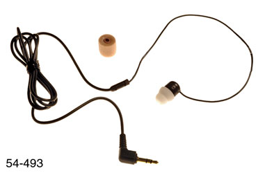 SENSORCOM MICROBUDS MBM1BK IN-EAR EARPIECES Noise excluding, single ear, black