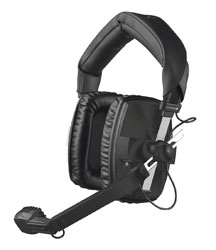 BEYERDYNAMIC DT 109.28 HEADSET Dual ear, 400 ohms, 200 ohms mic, XLR4F, black