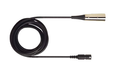 SHURE BCASCA-NXLR4 CABLE For BRH440M, BRH441M headset, Neutrik XLR4M, 1.8m