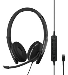 EPOS ADAPT 160T ANC USB-C HEADSET Double-sided, ANC, Microsoft Teams certified, USB-C