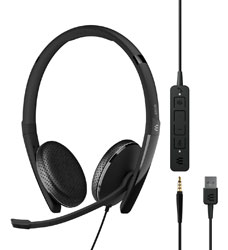 EPOS ADAPT 165T USB II HEADSET Double-sided, Microsoft Teams certified, jack/USB