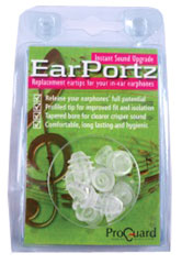 PROGUARD EARPORTZ Trial pack (pack of 1 pair of each of the 4 sizes)