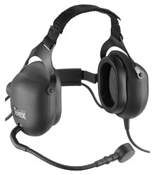 RTS TELEX PH-16 HEADSET Ear defending, 150 ohms, with 150 ohms mic, straight cable, XLR 4-pin female