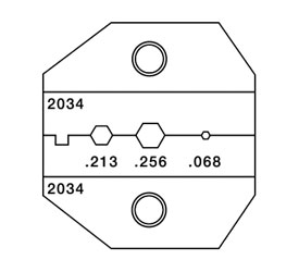 PALADIN 2034 DIE SET for groups B,D,G,J,Q,X