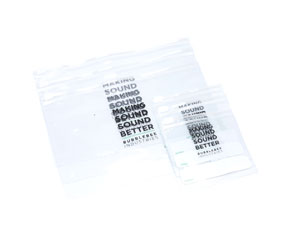 BUBBLEBEE LAV MIC POUCH Ziplock, transparent, 3x large, 3x small, pack of 6