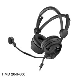 SENNHEISER HMD 26-II-600 HEADSET Stereo, 600 ohms, 300 ohm dyn mic, without cable