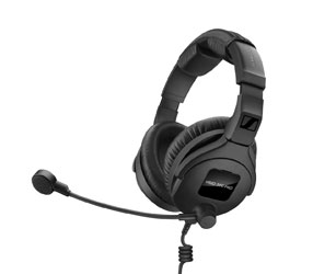 SENNHEISER HMD 300-XQ-2 PRO HEADSET Stereo 64 ohms, 300 ohm dynamic mic, 6.35mm jack, XLR3M