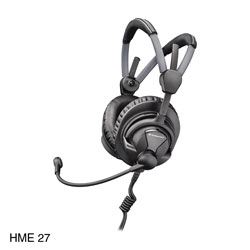 SENNHEISER HME 27 HEADSET Stereo, 64 ohms, cardi electret mic, without cable