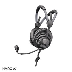 SENNHEISER HMDC 27 HEADSET Stereo, 600 ohms, 300 ohm dyn mic, 2m cable, 6.35mm jack, XLR3M