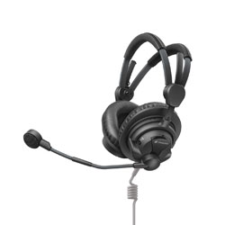 SENNHEISER HMDC 27 HEADSET Dual ear, 130 ohms, dynamic mic, without cable