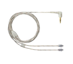 SHURE EAC46CLS SPARE CABLE For SE846, nickel-plated MMCX connector, 115cm, clear