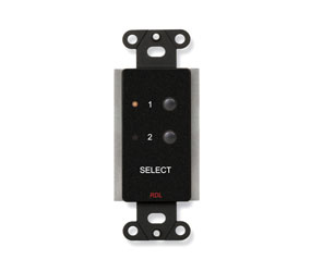 RDL DB-RC2ST REMOTE 2-channel, channel button selectors, black