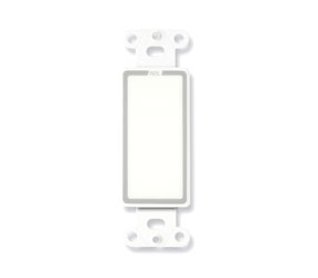 RDL D-BLANK COVER PLATE No cut out, white