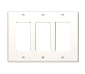 RDL CP-3 COVER PLATE Triple, for SMB-3/DC-3, white
